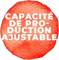 Capacité de production ajustable